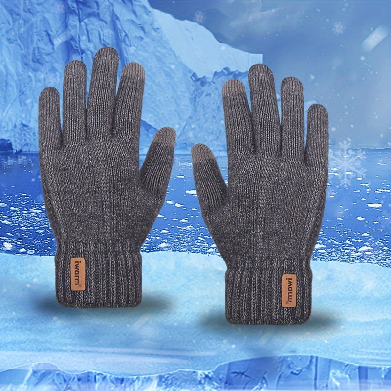 Unisex Alpaca Gloves - Warm, Touchscreen Compatible, Ideal for Winter, Office, Travel, Cycling - Machine Washable, Professional Dry Clean, Office Gloves | Stylish Gloves | Soft Gloves