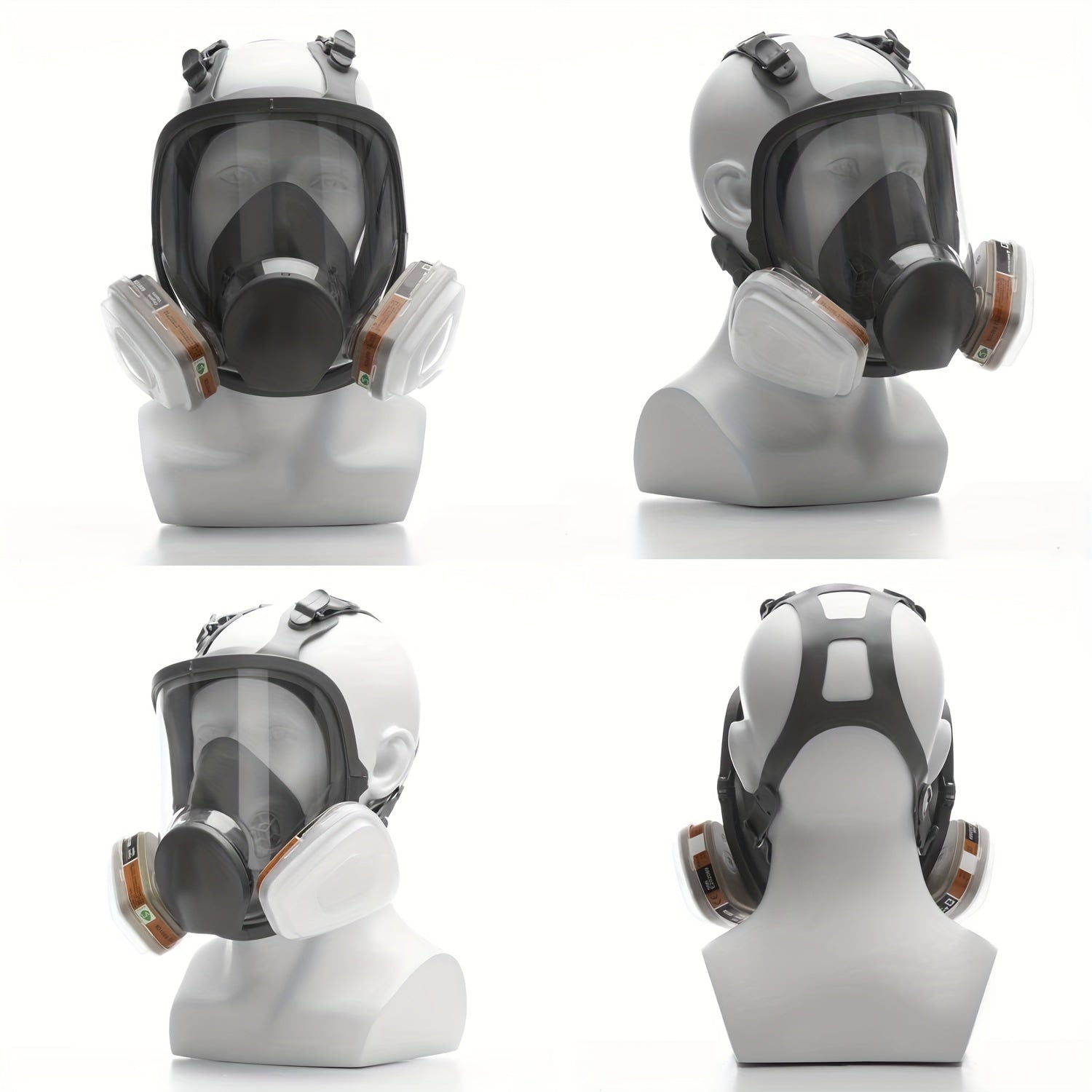 6800 Gas Mask Full Face Large Size Respirator Reusable Full Face Respirator Gas Paint Sprayer Chemical Wood working Dust