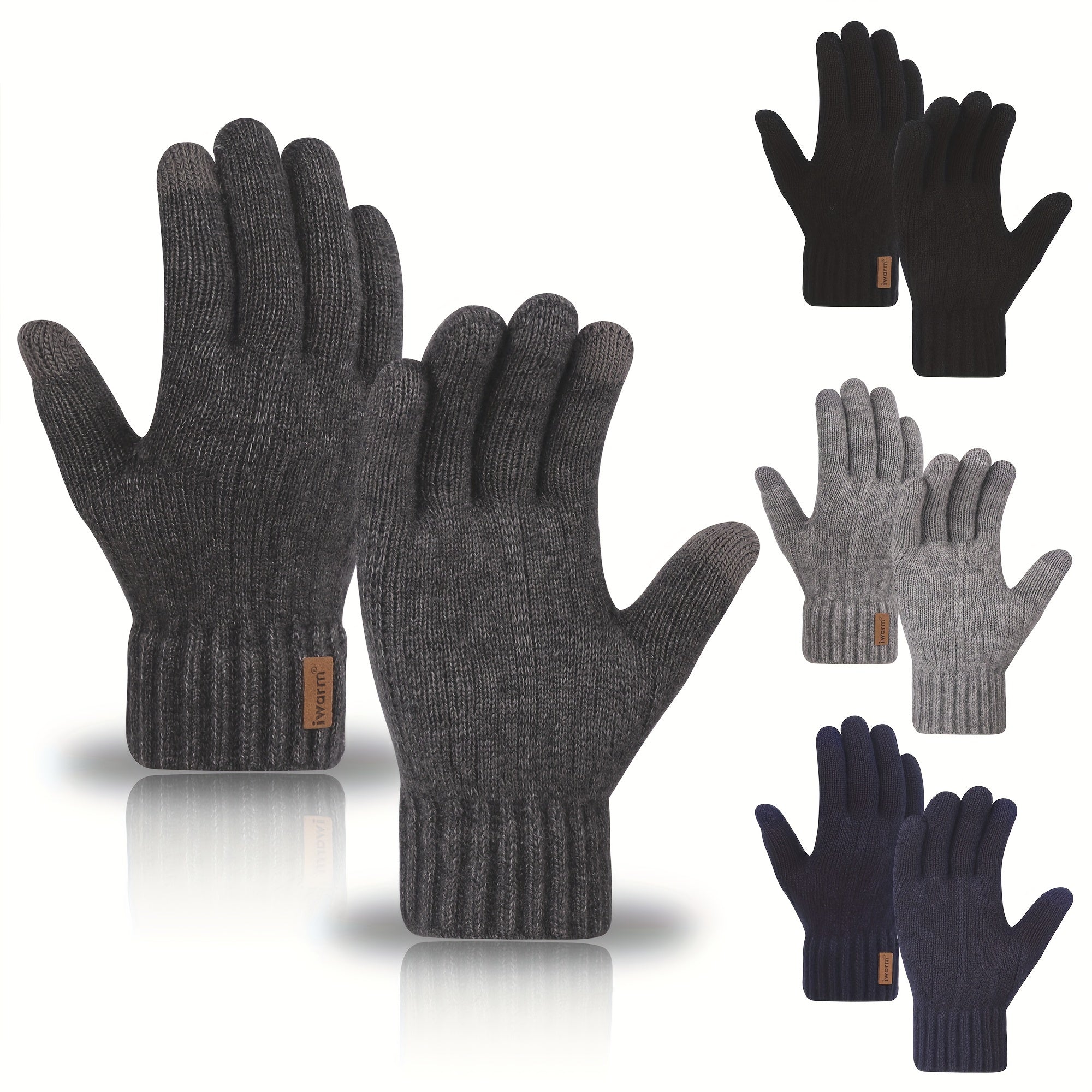Unisex Alpaca Gloves - Warm, Touchscreen Compatible, Ideal for Winter, Office, Travel, Cycling - Machine Washable, Professional Dry Clean, Office Gloves | Stylish Gloves | Soft Gloves