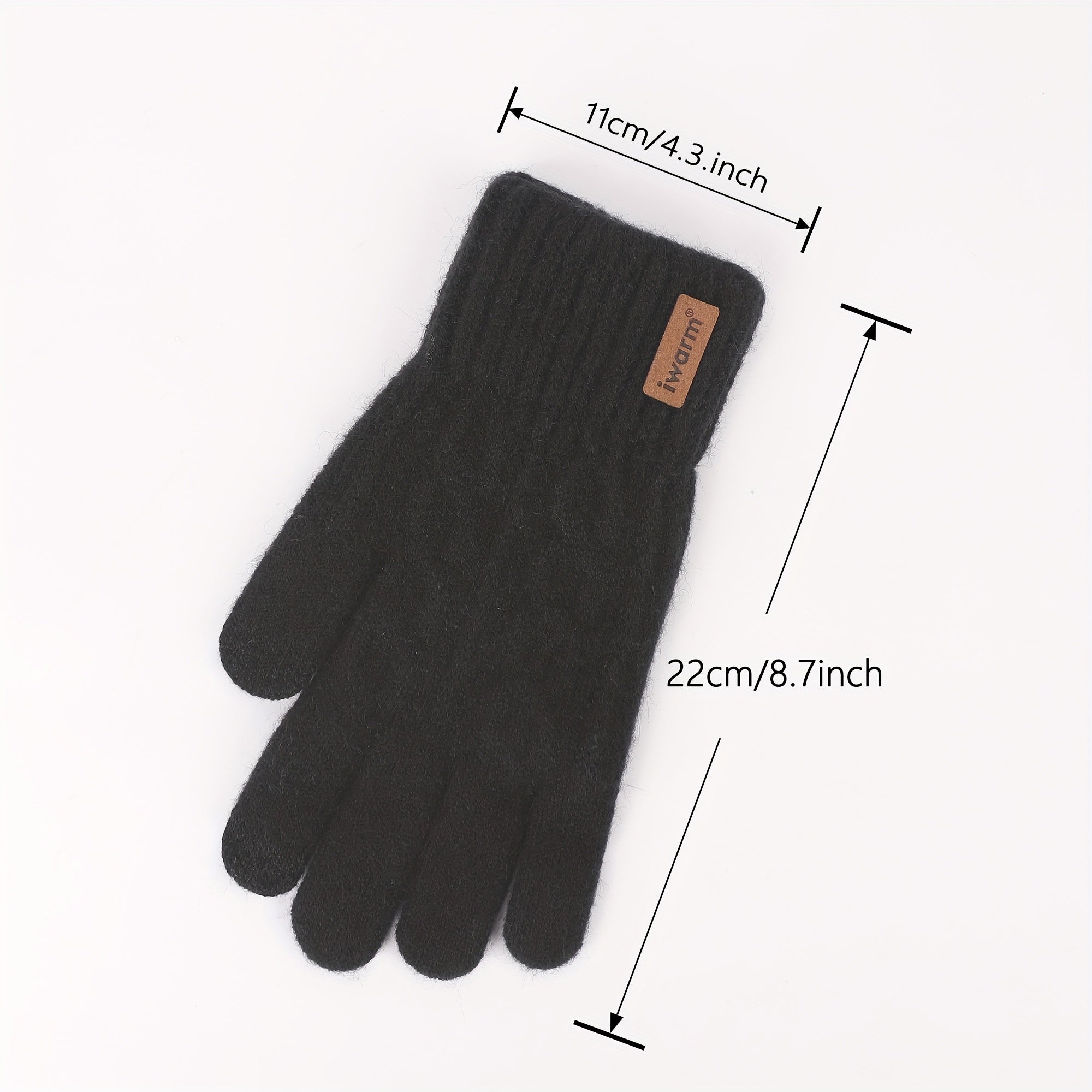 Unisex Alpaca Gloves - Warm, Touchscreen Compatible, Ideal for Winter, Office, Travel, Cycling - Machine Washable, Professional Dry Clean, Office Gloves | Stylish Gloves | Soft Gloves