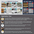 Heavy Duty Non-Slip Outdoor Stair Treads - 4x30 Inch (10-Pack) Industrial/Sturdy Adhesive Step Grips with Pre-Cut 80 Grit Anti-Slip Tape - All-Weather Vinyl Treads for Stairs, Decks, Skateboards, Commercial/Residential Use -