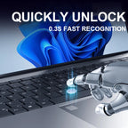 2025 15.6" Windows 11 Pro Laptop Computer Intel Core i7 8500Y 16GB 1TB Laptops Office Computer Fingerprint Unlock Notebook PC