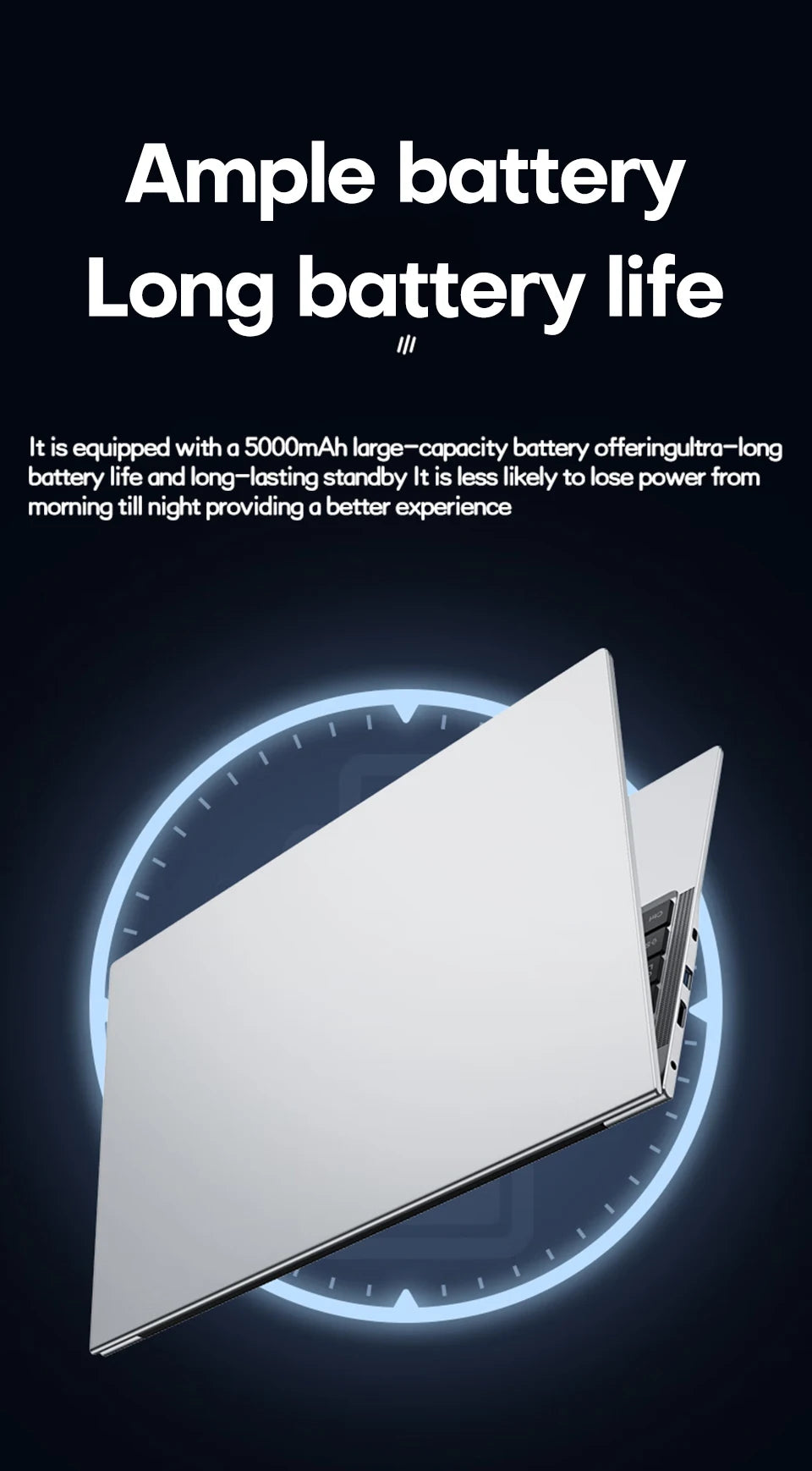 17.3" Computer Laptop intel Celeron N5095 16GB DDR4 1TB SSD Windows 11 Fingerprint Office Laptops Notebook Computer Portable PC