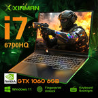 2025 Xiaman 16" Gaming Laptop intel Core i7-6700HQ GTX 1060 IPS 1920*1200 Notebook Gamer 16GB DDR4 1TB SSD Windows 11 Laptop PC