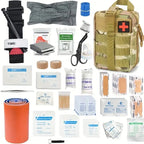 156pcs Tactical First Aid Kit In The Car Acessories Survival Kits Camping Equipments Medical Bag Self-defense EDC Pouch ifak