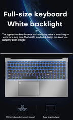 17.3" Computer Laptop intel Celeron N5095 16GB DDR4 1TB SSD Windows 11 Fingerprint Office Laptops Notebook Computer Portable PC