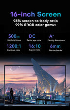 16" Gaming Laptop intel Core i7-6700HQ GTX 1060 IPS 1920*1200 Notebook PC Gamer 16GB DDR4 1TB SSD Windows 11 Pro Laptop Computer