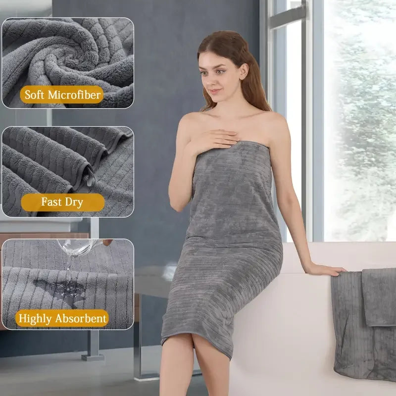 1/4 Pack Oversized Bath Towels Set-35"x70"Extra Large Microfiber XL Bath Sheets, Grade Bath Towels for Home, Family, or Gift
