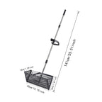 Handheld Sand Sift Rake Beach Mesh Shovel Sea Food Catcher Ergonomic Sharp Teeth Sifter for Gardening Soil Loosening Camping