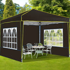 10x10ft Premium Event Canopy with Modular Walls, Heavy Duty Pop Up Tent with Reinforced Frame, Commercial Grade Outdoor Shelter