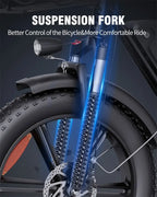 Long Distance Capacity Super Power 48 Volt Electric Bike Eco Friendly Mountain Bicycle 20" Fat Tire Electric E Bike