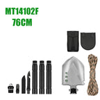 MT14102 Survival Folding Shovel Aluminum Tactical Search Shovel Car Snow Shovels Garden Tool Multi-function Shovels For Military