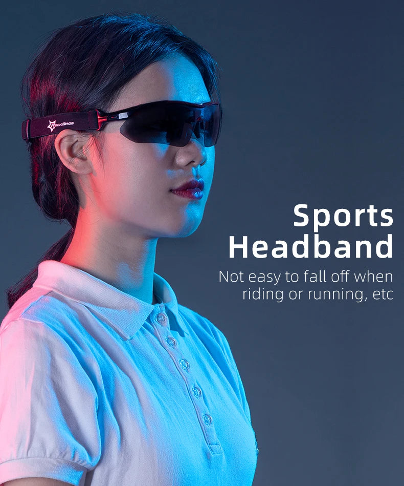 ROCKBROS Polarized Cycling Glasses  Clear Bike Glasses Eyewear UV400 Outdoor Sport Sunglasses Men Women Cycling Sunglasses
