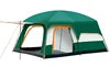 Four-season Extended Type Tent 8-12 Person / 5-8 Person Sun protection Rainproof Camping Tent