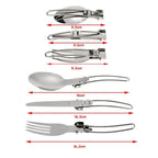 Camping Cookware Kit with Stove Outdoor Cooking Set  Outdoor Pot Travel Tableware Kitchen Hiking Picnic BBQ