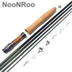 NooNRoo-DIY Fly Fishing Rod Kit, Cambo Kit, Very Good FasAction, Fly Blank, A Grade Cork Grip, Combo, IM8, 9ft, 3 WT, 5 Wt, 6wt
