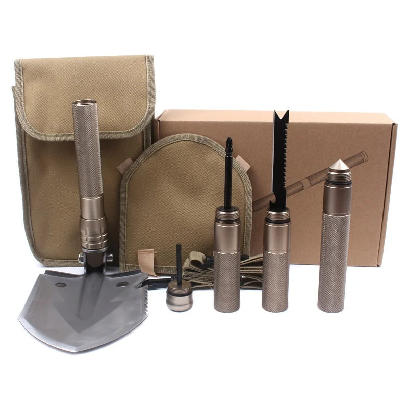 New Arrival Multifunctional Foldable Self-Defense Shovel Outdoor Camping Survival Equipment for Engineering