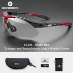 ROCKBROS Polarized Cycling Glasses  Clear Bike Glasses Eyewear UV400 Outdoor Sport Sunglasses Men Women Cycling Sunglasses