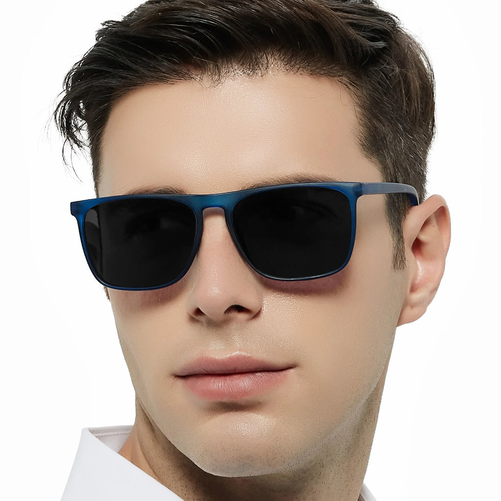 Mens Sunglasses Polarized Brand Designer Luxury Anti-glare Car Glasses Fashion Square Male Sun glasses Black Shades Goggle UV400