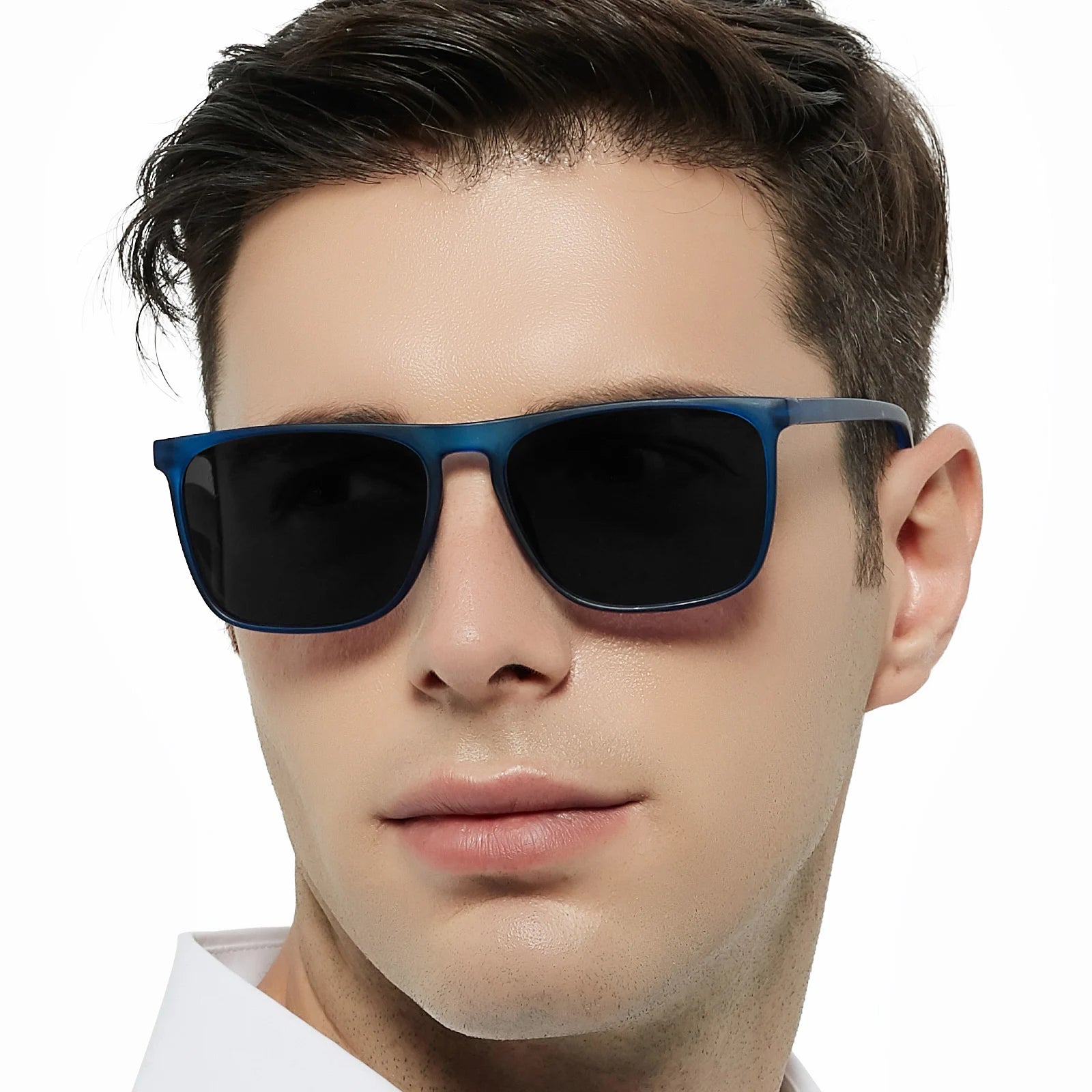Mens Sunglasses Polarized Brand Designer Luxury Anti-glare Car Glasses Fashion Square Male Sun glasses Black Shades Goggle UV400