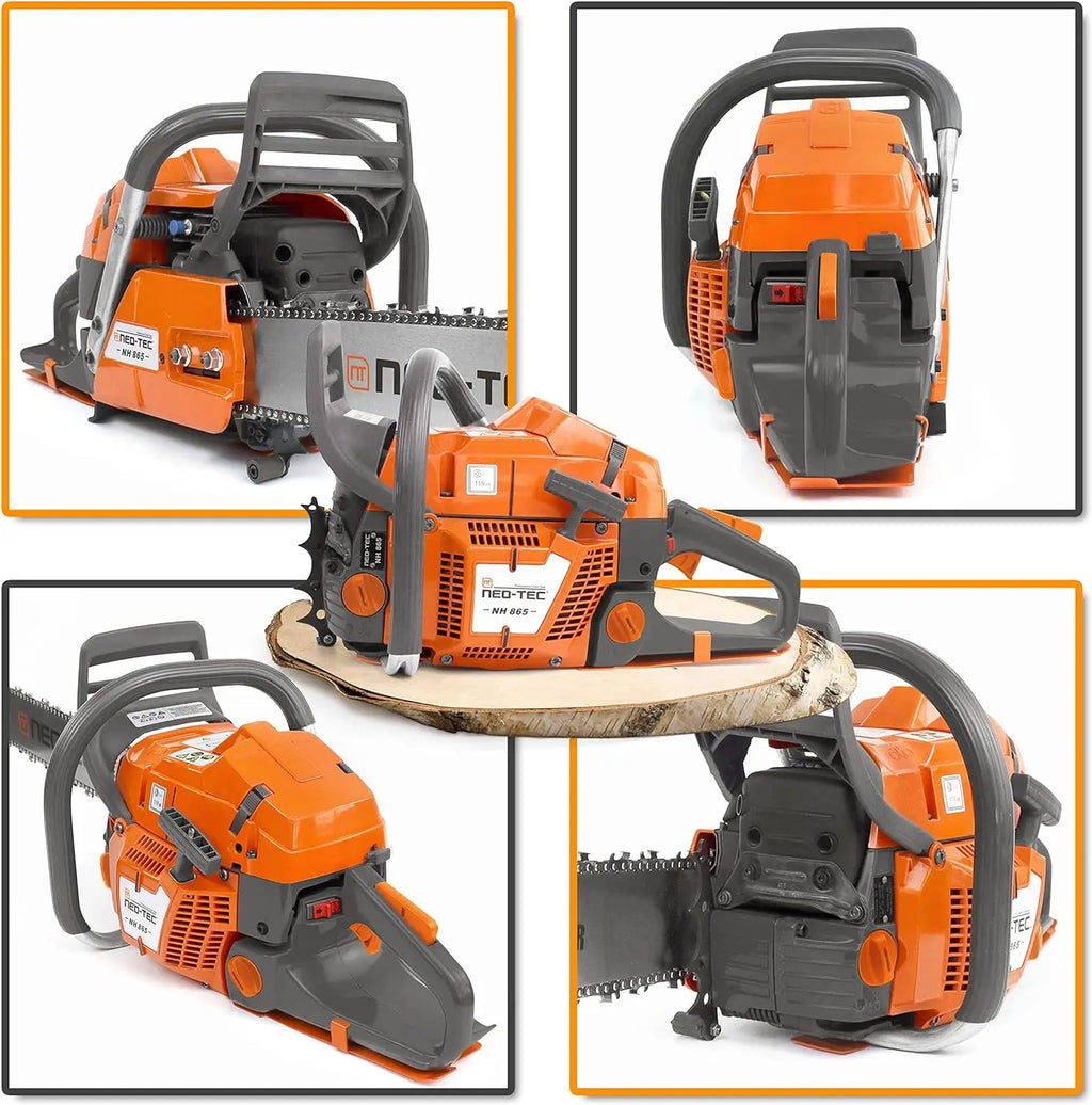 Hot Selling in the US NEOTEC 65CC Gasoline Chain Saw Petrol Chainsaw for Wood Cutting 365 Firewood Cutting Chainsaw