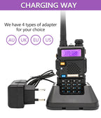 1/2PCS BaoFeng UV-5R 8W Tri-Power Walkie Talkie High Power Dual Band Long Range 128 CH Portable Handheld UV 5R Ham Two Way Radio