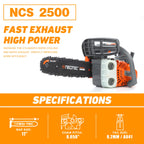 Hot Selling in the US NEOTEC NCS2500 Chain Saw Machine Mini Chainsaw 12inch Power Saw Motosserra Saker Mini Chainsaw Chainsaw