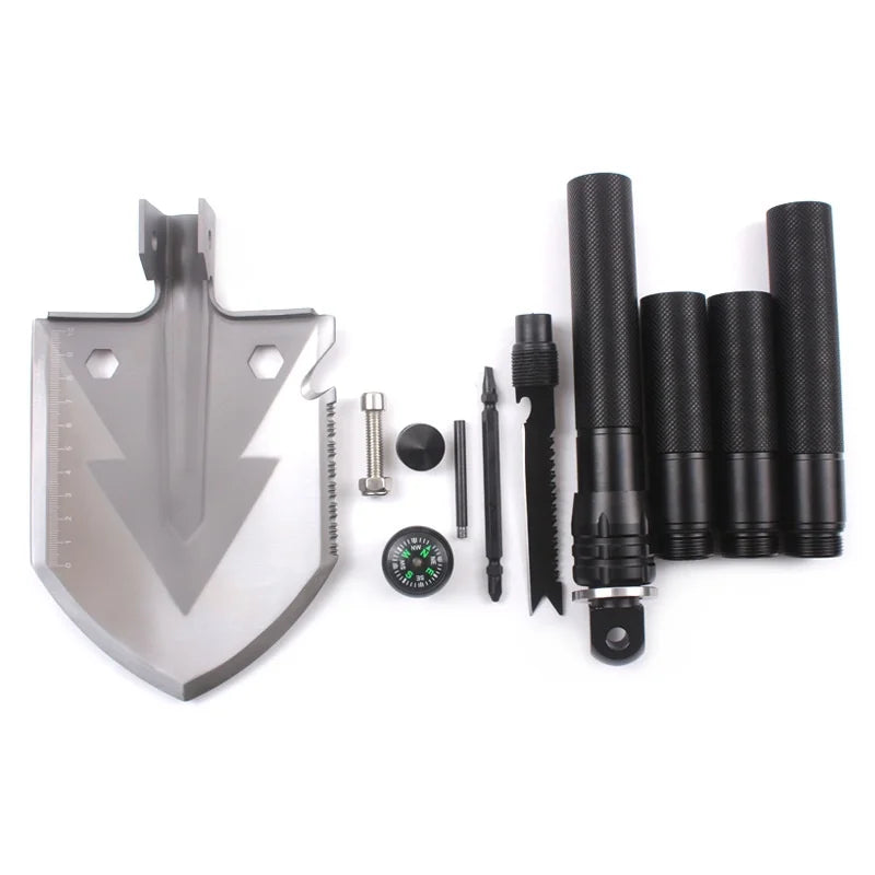 New Arrival Multifunctional Foldable Self-Defense Shovel Outdoor Camping Survival Equipment for Engineering