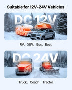 VEVOR Diesel Air Heater Diesel Parking Heater 8 kW DC 12-24V with Remote Control