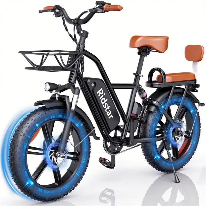 Long Distance Capacity Super Power 48 Volt Electric Bike Eco Friendly Mountain Bicycle 20" Fat Tire Electric E Bike