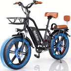 Long Distance Capacity Super Power 48 Volt Electric Bike Eco Friendly Mountain Bicycle 20" Fat Tire Electric E Bike