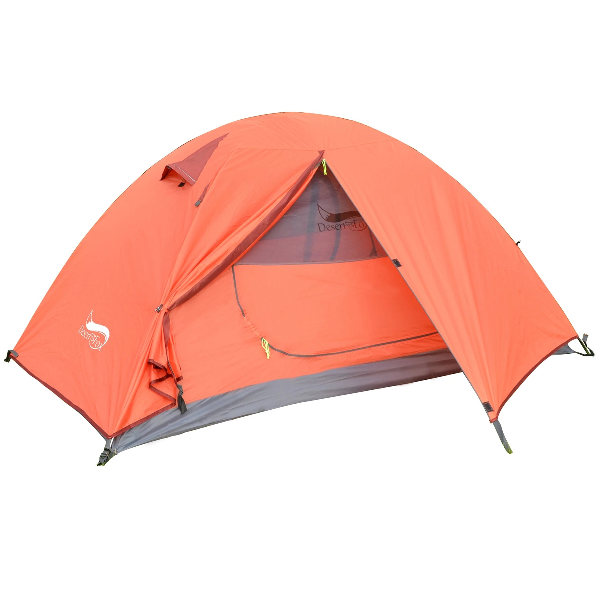 Backpacking Camping Tent, Lightweight 1-3 Person Tent Double Layer Waterproof Portable Aluminum Poles Travel Tents