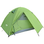 Backpacking Camping Tent, Lightweight 1-3 Person Tent Double Layer Waterproof Portable Aluminum Poles Travel Tents