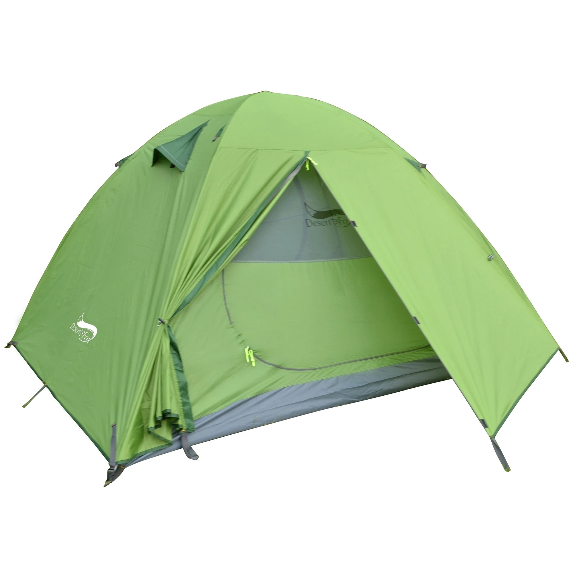 Backpacking Camping Tent, Lightweight 1-3 Person Tent Double Layer Waterproof Portable Aluminum Poles Travel Tents