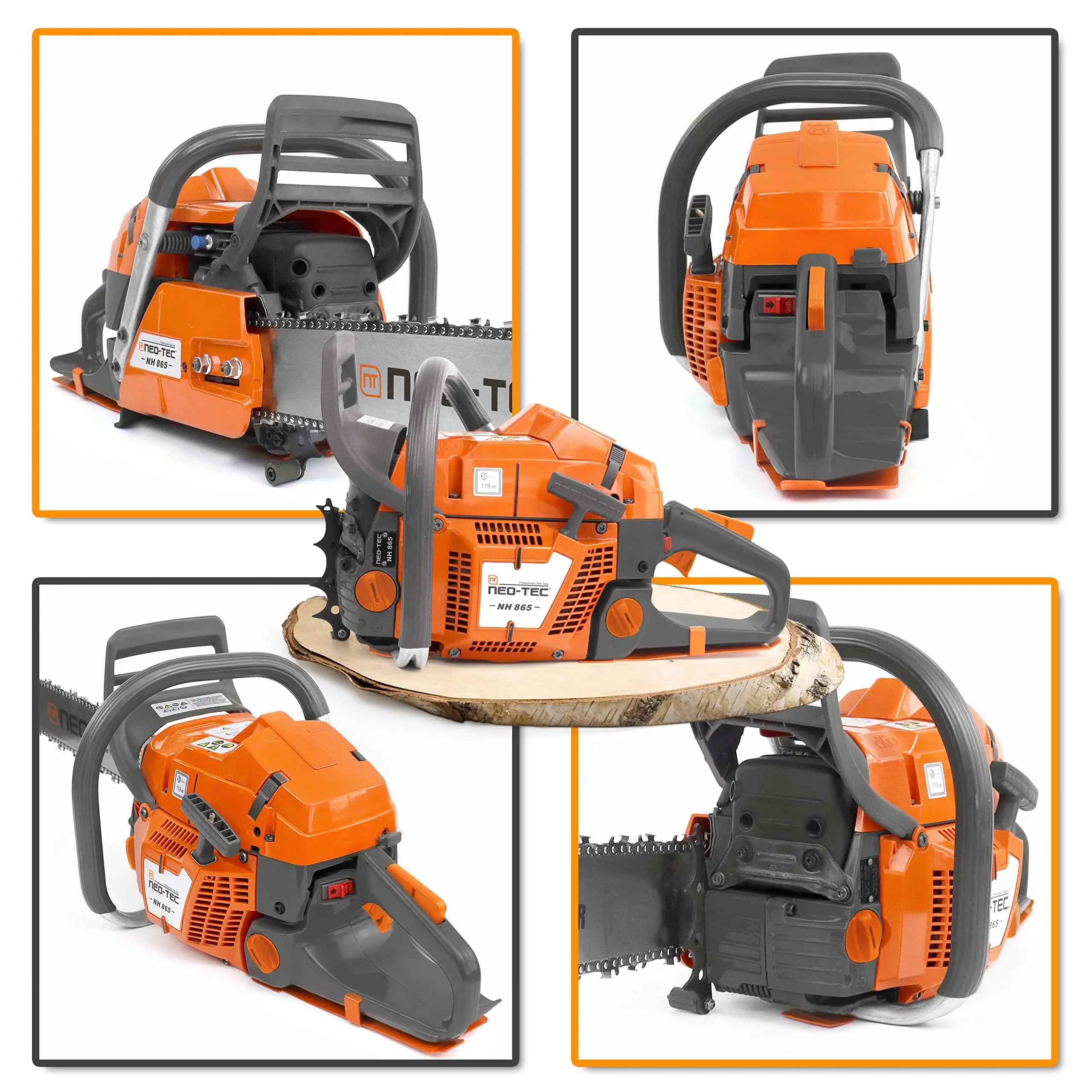 Hot Selling in the US NEOTEC 65CC Gasoline Chain Saw Petrol Chainsaw for Wood Cutting 365 Firewood Cutting Chainsaw