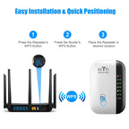 Wireless Wifi Repeater Wi-Fi Range Extender Router Wi Fi Signal Amplifier 300Mbps WiFi Booster 2.4G Wi Fi Reapeter Access Point