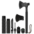 Outdoor Camping Survival Axe Aluminum Handle  Steel Metal Head First Aid Detachable Multifunction Hunting Hiking Tactical Axes