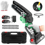 Powerful 20V Cordless Chain Saw DIY Industrial Grade Power Tools for Wood Cutting Local US Warehouse Battery Source
