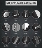 MT14102 Survival Folding Shovel Aluminum Tactical Search Shovel Car Snow Shovels Garden Tool Multi-function Shovels For Military