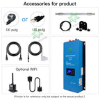 1000W 2000W Wind MPPT Power On Grid Tie Inverter With Limiter Sensor Pure Sine Wave 110V 220V For 24V 48V Wind Turbine Generator