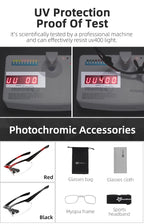 ROCKBROS Polarized Cycling Glasses  Clear Bike Glasses Eyewear UV400 Outdoor Sport Sunglasses Men Women Cycling Sunglasses