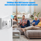 Wireless Wifi Repeater Wi-Fi Range Extender Router Wi Fi Signal Amplifier 300Mbps WiFi Booster 2.4G Wi Fi Reapeter Access Point