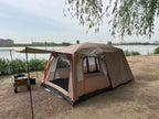 Four-season Extended Type Tent 8-12 Person / 5-8 Person Sun protection Rainproof Camping Tent