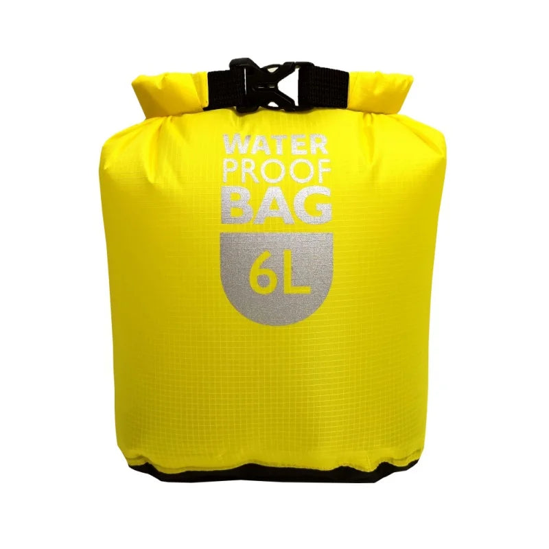 6/12/24L Waterproof Dry Bag Pack Sack Swimming Rafting Kayaking River Trekking Bags Floating Sailing Boating Quick drying Bag