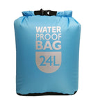 6/12/24L Waterproof Dry Bag Pack Sack Swimming Rafting Kayaking River Trekking Bags Floating Sailing Boating Quick drying Bag