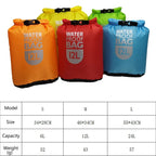 6/12/24L Waterproof Dry Bag Pack Sack Swimming Rafting Kayaking River Trekking Bags Floating Sailing Boating Quick drying Bag