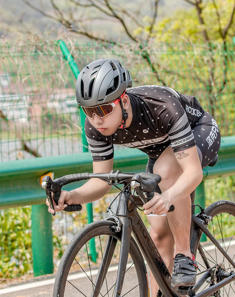 ROCKBROS Polarized Cycling Glasses  Clear Bike Glasses Eyewear UV400 Outdoor Sport Sunglasses Men Women Cycling Sunglasses