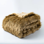 Battilo Faux Fur Throw Blanket Luxury Decorative Sofa Blankets Thick Warm Fur Blanket Soft Fluffy Plaid Throws For Bed King Size