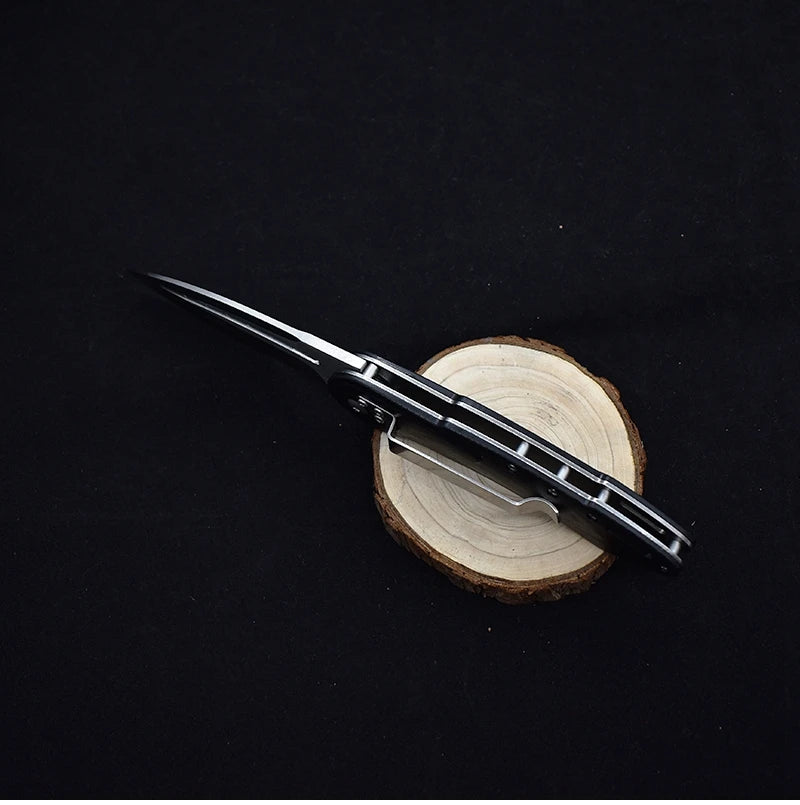 D2 Steel Pocket Folding Knife Outdoor Combat Hunting Knives Camping Hiking Multi-Hardness Utility Knife Sharp Cutter EDC Gift