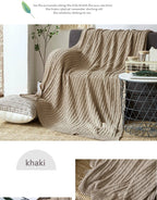100% Cotton High quality Sheep velvet Blankets Winter warmth Knitted wool blanket Sofa/Bed cover quilt Knitted blanket